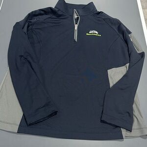 Cutter & Buck Navy and Gray Long Sleeve Top